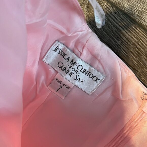 Jessica McClintock for Gunne sax pink dress - Picture 4 of 7